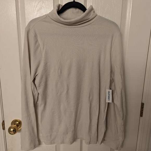 Old Navy Slim Fit Rib-Knit Long-sleeved Turtleneck T-shirt, New With Tags XXL - Picture 1 of 5